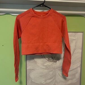 Aerie offline cropped workout long sleeve